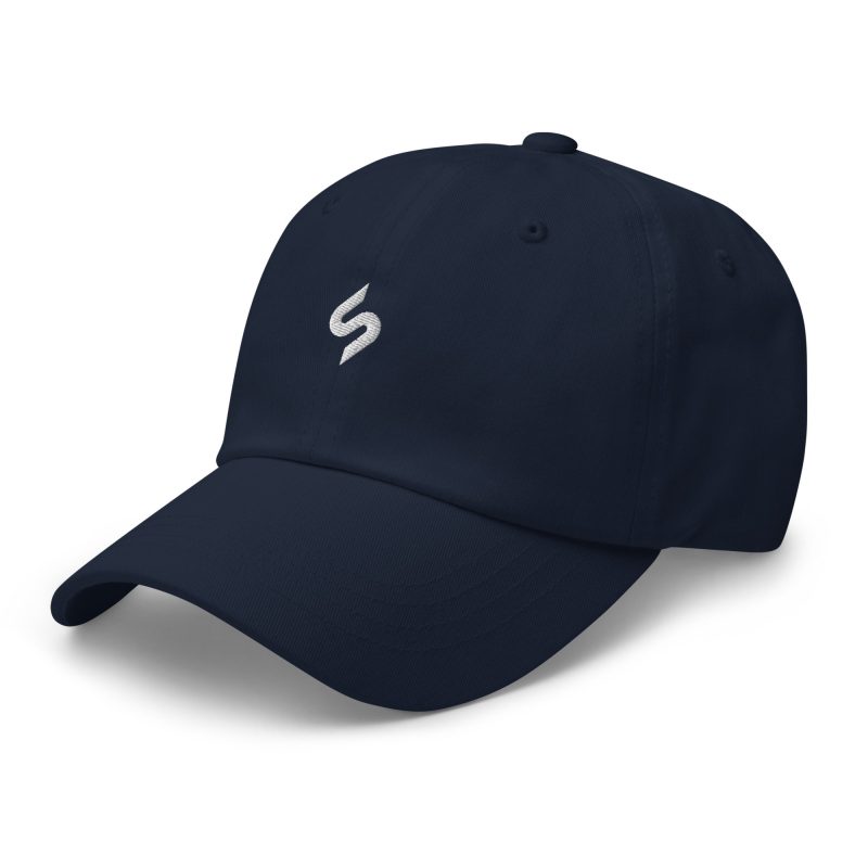 classic dad hat navy left front 668ed62950357