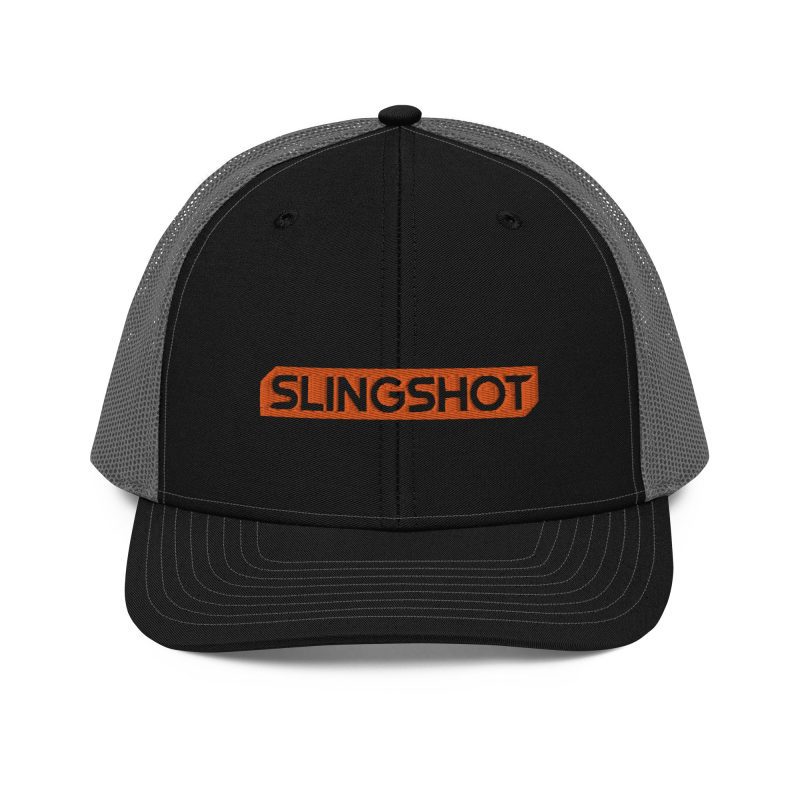 snapback trucker cap black charcoal front 668ed51226759